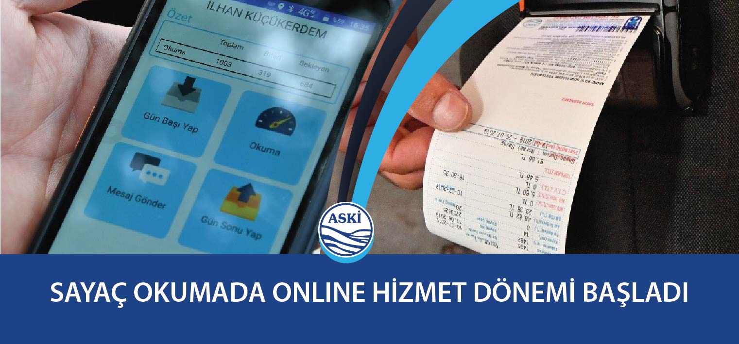 SAYAÇ OKUMADA ONLINE HİZMET DÖNEMİ BAŞLADI